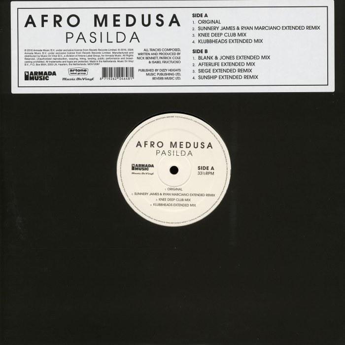 Afro Medusa – Pasilda vinyl cover