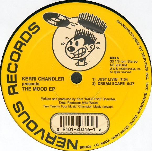 Kerri Chandler – The Mood EP vinyl cover